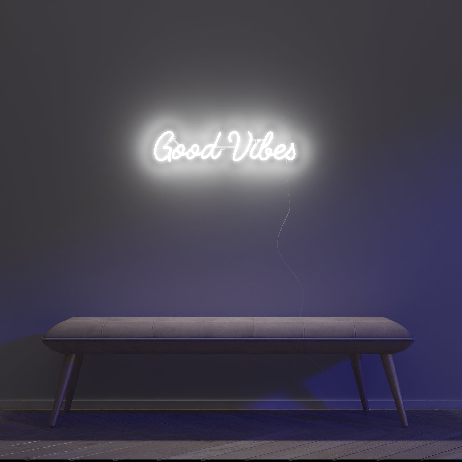 Good Vibes, neon LED sign